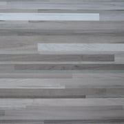 PowerSellerUSA Vinyl Self Adhesive Floor Tiles, 100 Pcs 12" x 12" with 1.2 mm Thick Contemporary Modern Design Peel and Stick Floor Tile Stickers, Square Flooring Tiles for Kitchen, Ledger Parquet