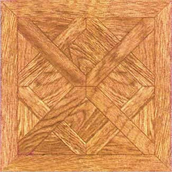 PowerSellerUSA Vinyl Self Adhesive Floor Tiles, 12x12 inches with 1.2 mm Thick 40-Pieces Contemporary Design Peel and Stick Floor Tile Stickers, Square Flooring Tiles for Kitchen, Oak Parquet