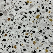 PowerSellerUSA Vinyl Self Adhesive Floor Tiles, 20 Pcs 12x12 inches with 1.2 mm Thickness Contemporary Mosaic Pattern Peel and Stick Floor Tile Stickers, Square Flooring Tiles for Kitchen, Speckled