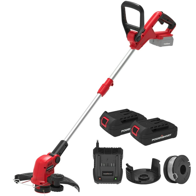 PowerSmart 20V Lithium Ion Cordless 12 inch String Trimmer with