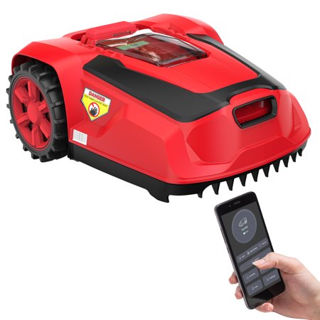 PowerSmart 20V Robotic Lawn Mower,Covers 1/4 Acre with Smart APP Control