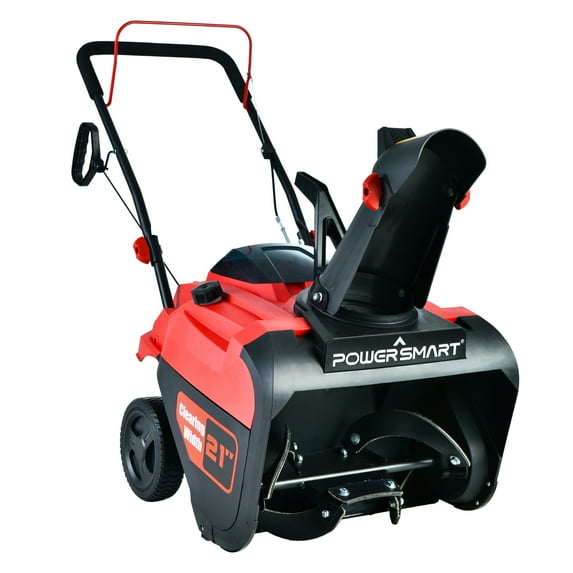 PowerSmart 21" 212cc Gas Powered Snow Blower, Easy To Use And Foldable Design