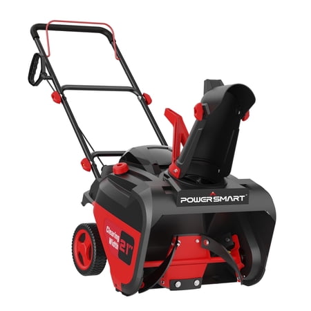 PowerSmart 21" 212cc Gas Powered Snow Blower, Easy To Use And Foldable Design