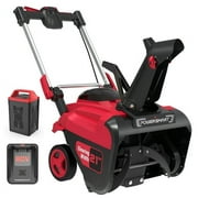 PowerSmart 21" Cordless Snow Blower with 80V 6.0Ah Battery