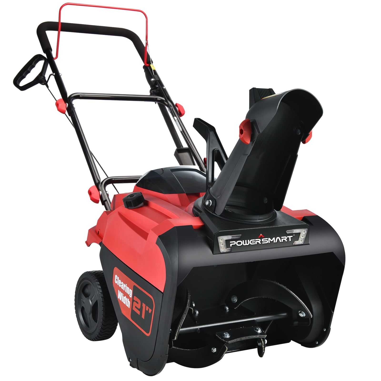 PowerSmart 21in. 212cc Single Stage Gas Snow Blower w/ Electric Start w/LED light