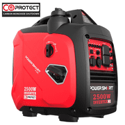 PowerSmart 2500W Portable Gas Fuel Inverter Generator CO Detect with Manual Start Outdoor Camping