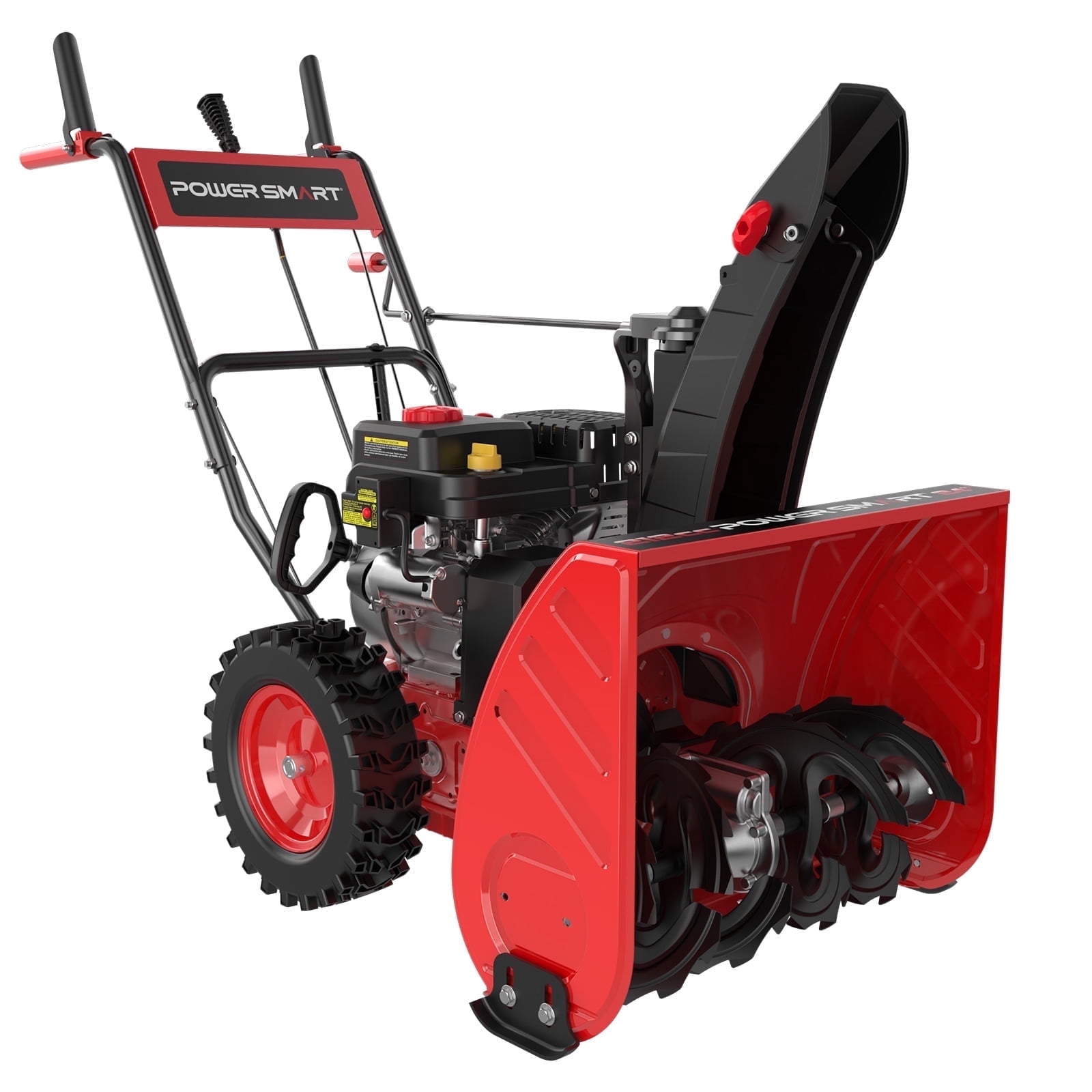 PowerSmart 24in. 212CC Gas Snow Blower: Two-Stage, Electric Start, Self ...