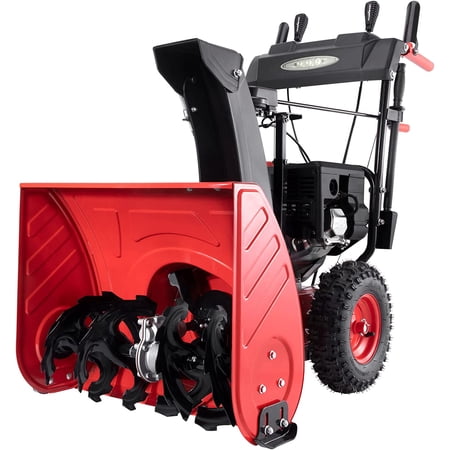 PowerSmart 26" 212cc Two-Stage Gas Powered Self-Propelled Snow Blowers, Electric Start