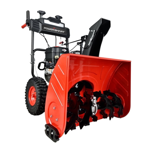 PowerSmart 26" Snow Blower Gas Powered, 208cc B&S Engine Snow Blower, LED Headlight, Heated Handle