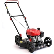 PowerSmart 144cc 18" Gas Push Lawn Mower, Steel Deck, 5-Position Height Adjustment