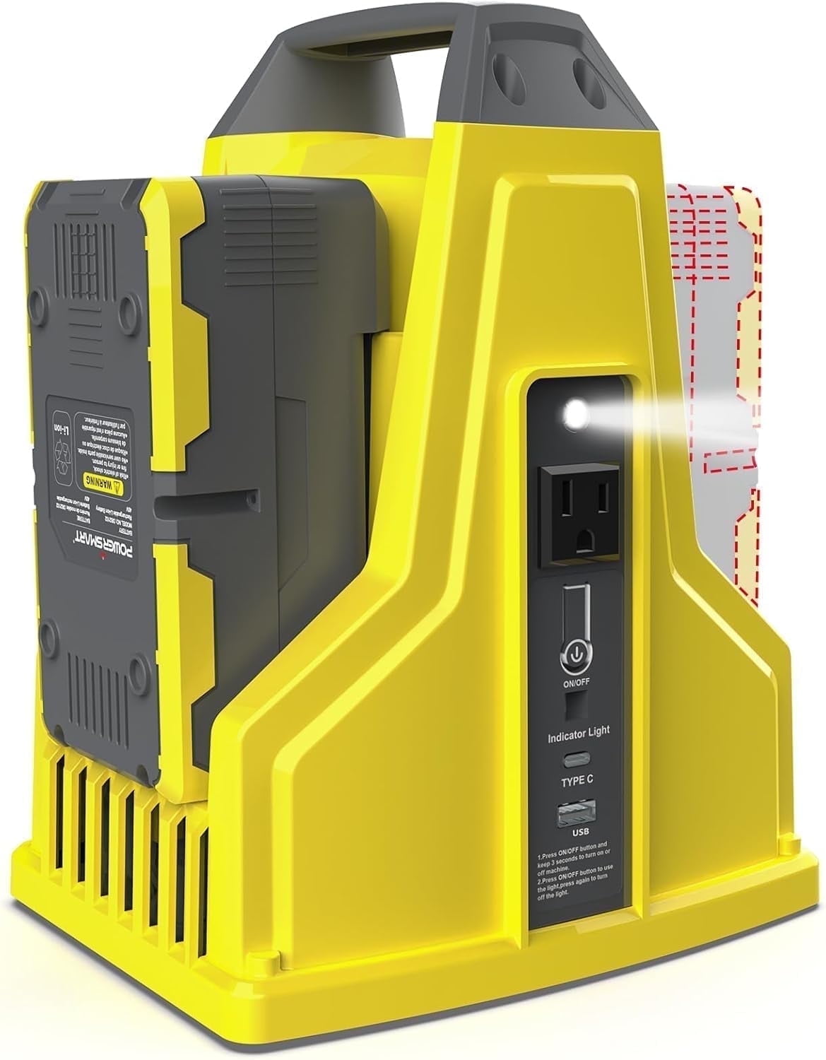 portable power bank solar Humvee 10,000mAh Solar Power Bank with Stand MSDCUSA