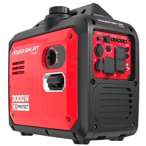 PowerSmart 3000-Watt Portable Inverter Generator, CO Protect Super Quiet for Camping Home Backup Use