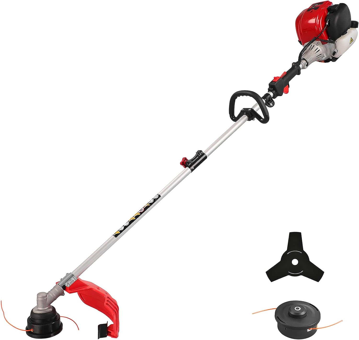 HUYOSEN 51.7CC Grass String Trimmers Gas Straight Shaft Brush Cutter