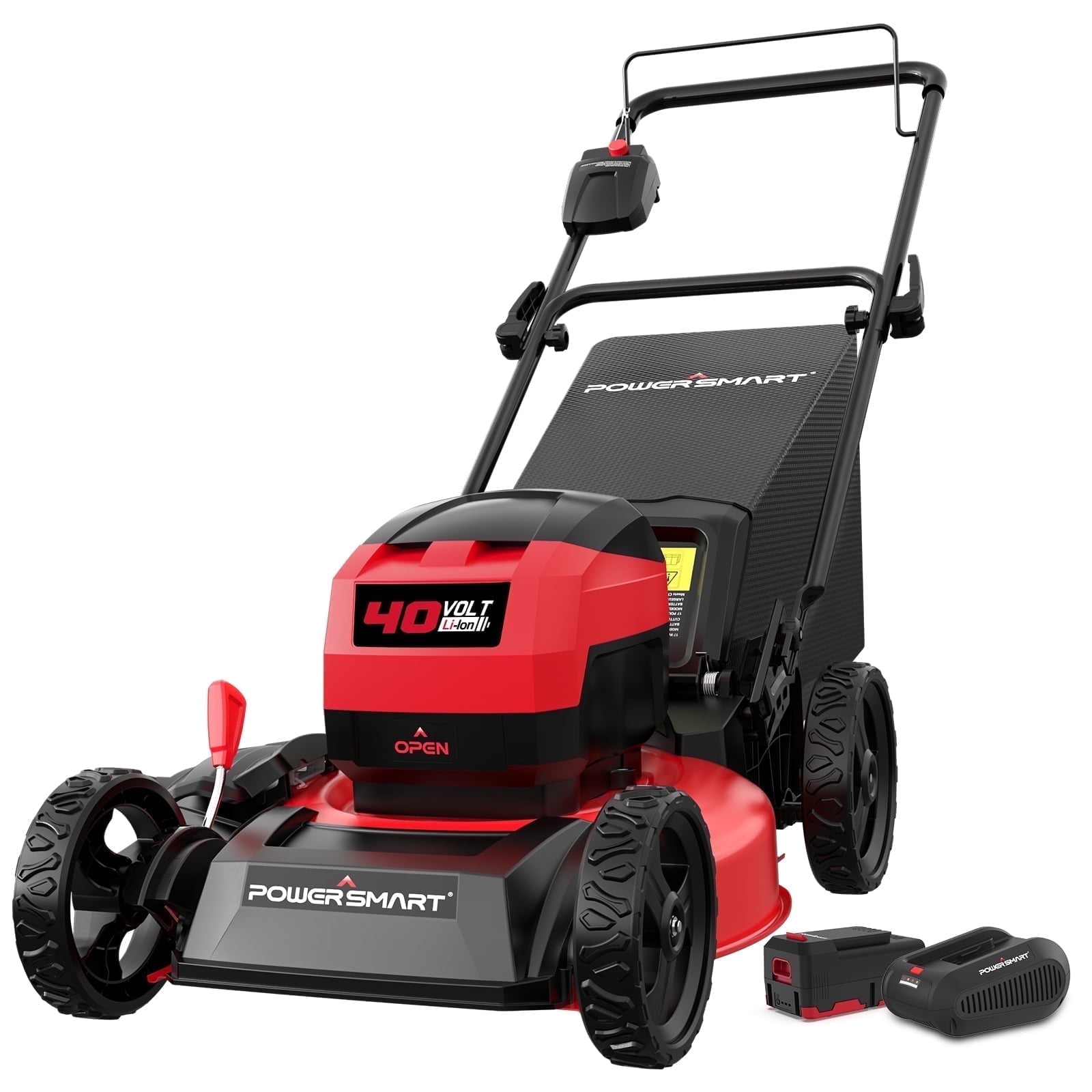 PowerSmart 40V 4.0Ah 17" Cordless Push Lawn Mower, with 3-in-1 Options