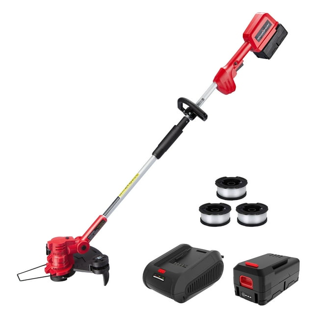 PowerSmart 40V 13inch 2in1 Cordless Lawn String Trimmer & Weed Eater