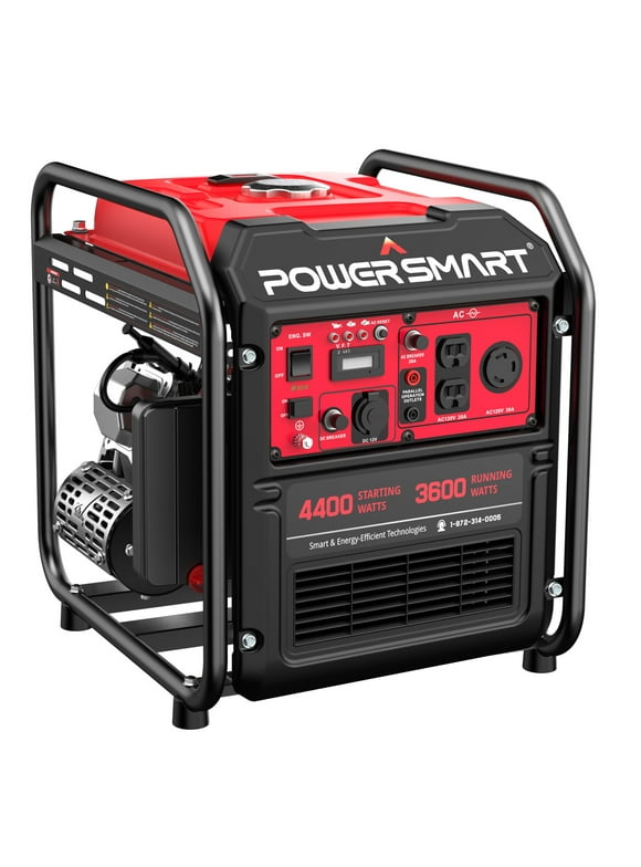 PowerSmart 4400-Watt Gas Generator for Outdoor and Home Use,EPA Compliant