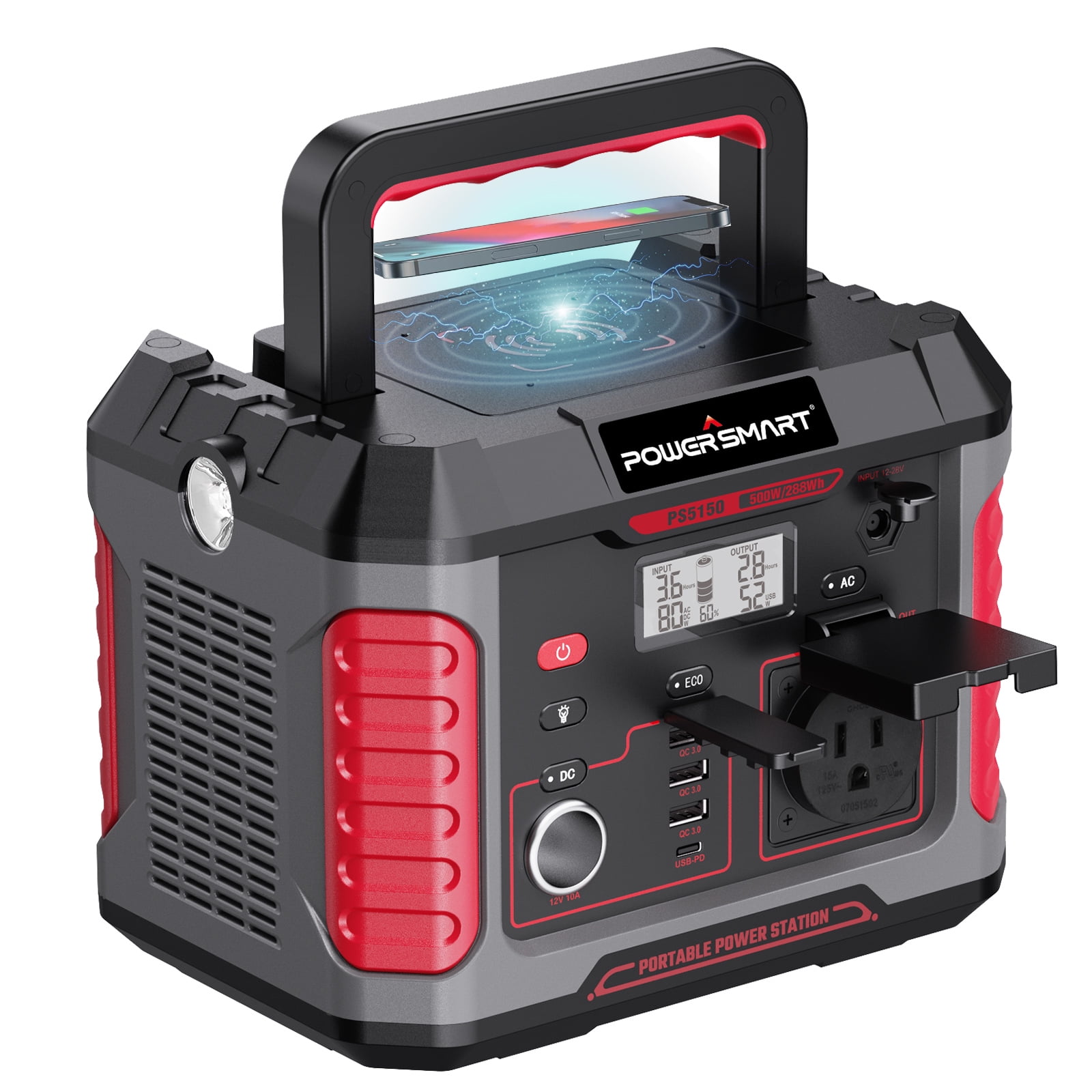 lion solar generator LionEnergy Safari LT 450Wh Portable Generator plus 100W Solar Panel