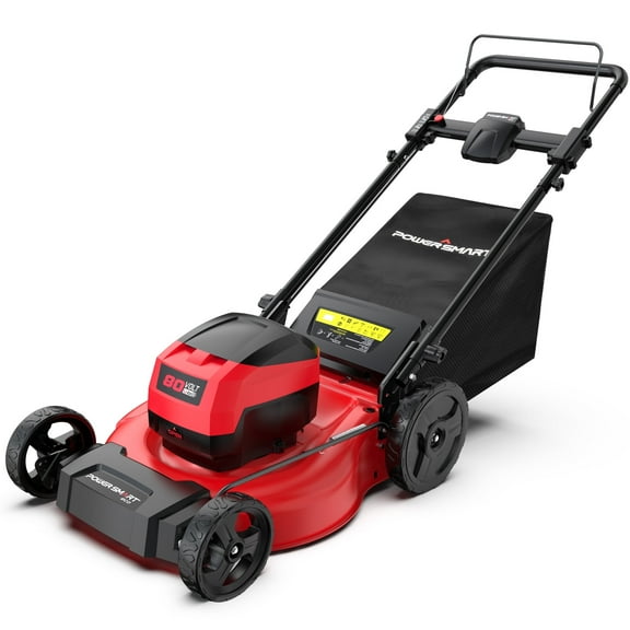 PowerSmart 80V MAX 21" Cordless Lawn Mower, 3-in-1 Brushless Electric Lawn Mower