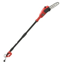 PowerSmart Corded Electric Pole Saw, for Tree Trimming with Oiling System, Reach up to 15 feet, 10-inch 7lb Pole Chainsaw