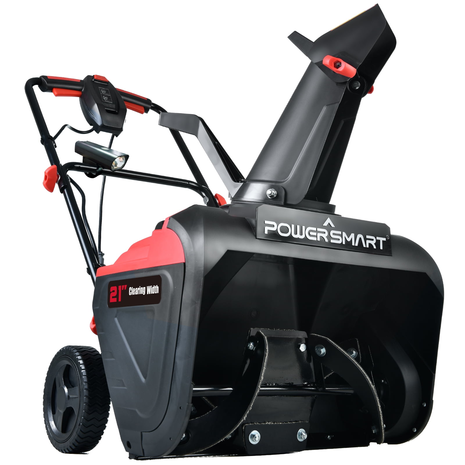 PowerSmart Electric Snow Blower, 21inch 15 Amp Corded Single Stage