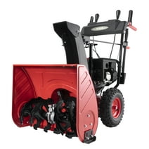 PowerSmart Gas Snow Blower: 24 in. Two-Stage, Electric Start, 212CC Self-Propelled Snow Blower with LED Headlight