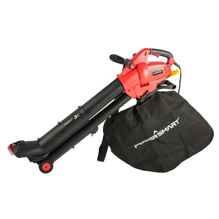 PowerSmart 186 MPH 554 CFM 12 Amp Electric Handheld Blower/Vacuum/Mulcher PowerSmart 186 MPH 554 CFM 12 Amp Electric Handheld Blower/Vacuum/Mulcher