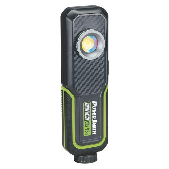 PowerSmith PILC95500 500 Lumen Rechargeable LED Color-Match Inspection Light with Two Color Temperatures and Battery Power Indicator