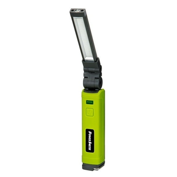 PowerSmith PILB600UV Rechargeable and Foldable LED Inspection Light with UV Mode, Foldable Design, and Battery Power Indicator