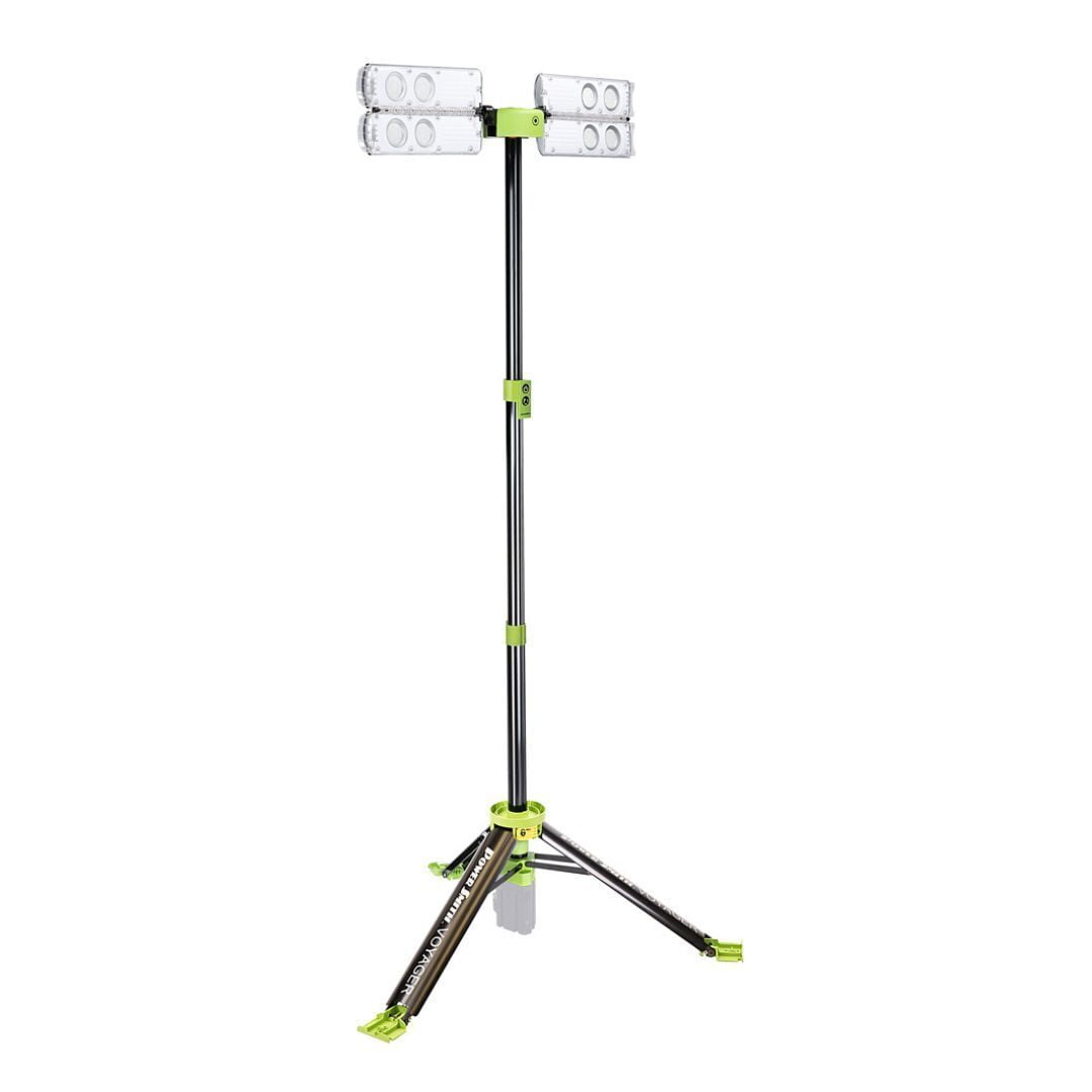 Voyager Collapsible Cordless LED Work Light with Aluminum Tripod
