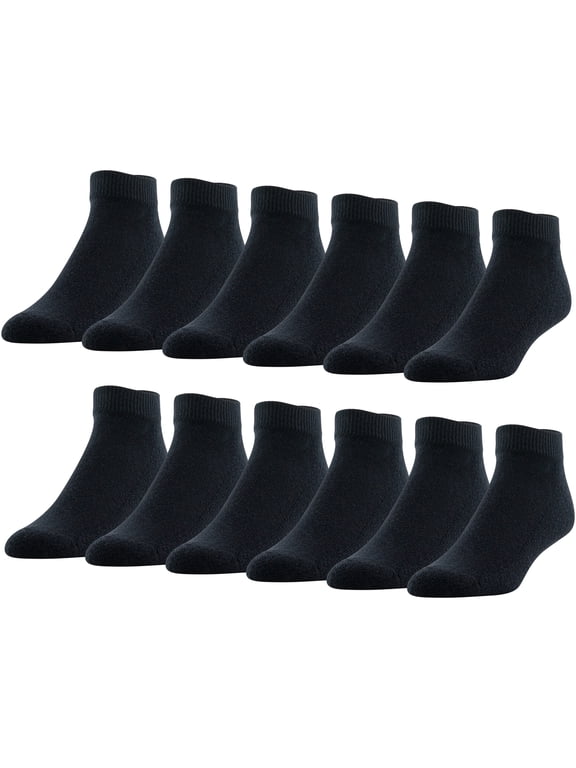Men's Cushion Low Cut Socks , 12-Pack