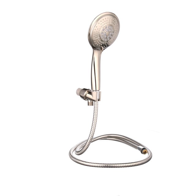 PowerSpa ExtraLarge 5" Face 7Setting Luxury Rainfall Hand Shower