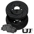 thumbnail image 1 of PowerSport Front Brakes and Rotors Kit |Front Brake Pads| Brake Rotors and Pads| Ceramic Brake Pads and Rotors |fits 1991-2002 Saturn SC, SC1, SC2, SL, SL1, SL2, SW1, SW2, 1 of 7