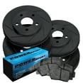 thumbnail image 1 of PowerSport Front Rear Brakes and Rotors Kit |Front Rear Brake Pads| Brake Rotors and Pads| Ceramic Brake Pads and Rotors |fits 1989-1991 Audi 200 Quattro, 1 of 7