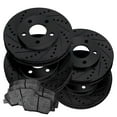 thumbnail image 1 of PowerSport Front Rear Brakes and Rotors Kit |Front Rear Brake Pads| Brake Rotors and Pads| Semi Metallic Brake Pads and Rotors |fits 2001-2004 Mercedes-Benz SLK320, 2004-2008 Chrysler Crossfire, 1 of 6