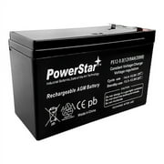 PowerStar 12 V 9Ah PS12650 SLA AGM Battery for Automated Gate, Emergency Lighting