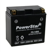 PowerStar 12 V Automotive Battery, Group Size BTX14, 200 CCA Top Post for Honda All-Terrain Vehicle