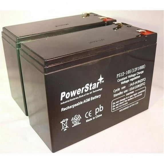 PowerStar 12V 10Ah Scooter Battery For Kung Long Wp10-12S- Wp1012S
