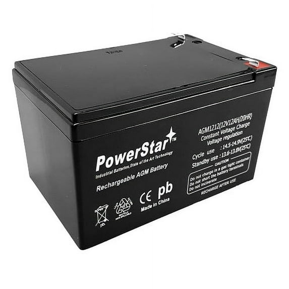 PowerStar® 12V 12Ah F2 PEG PEREGO RAPTOR REPLACEMENT BATTERY FAST SHIPPING