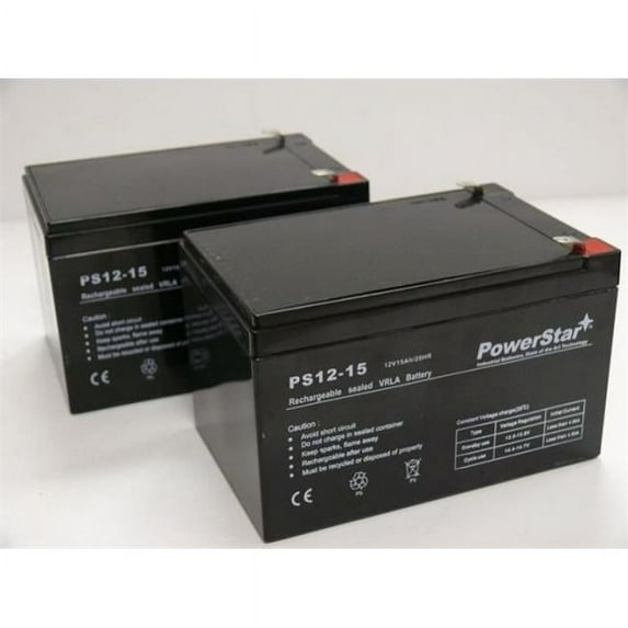 PowerStar 12V 15Ah Sla Battery Replaces Cb12-12 Np12-12 Bp12-12 Es12-12 Ub