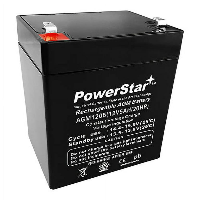 PowerStar 12V 45AH SLA AGM Battery for POWERSONIC PS12400NB