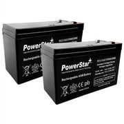 PowerStar 12V 9AH AGM Vehicle Battery (Pack of 2)