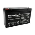 thumbnail image 1 of PowerStar 6 Volt 10 Amp Hour Battery 6V 10AH Sealed Lead Acid SLA RBC52, 1 of 3