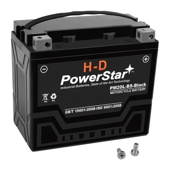 PowerStar 65989-90B Power Sports Battery Compatible with Harley Davidson VRSCX V-Rod 2007 to 2007