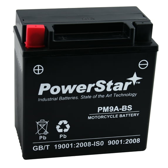 PowerStar 9-B Battery for Aprilia Motorcycle 125cc Classic