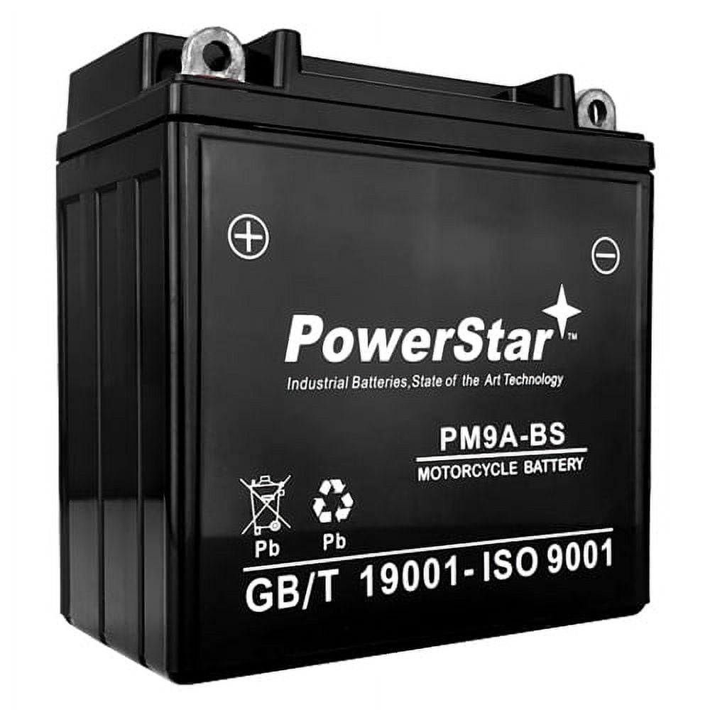 PowerStar 9-B Battery for Benelli Motorcycle 125cc Jarno (Electric-Start)