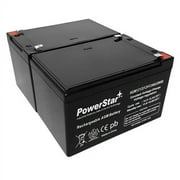 PowerStar AGM 12V Vehicle Battery, Top Post for Mobility Scooters