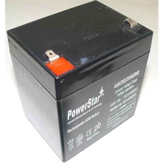 PowerStar AGM1205-166 12V- 5 Ah Heavy Duty Alarm Battery