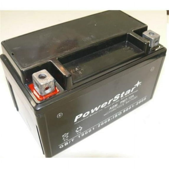 PowerStar PM7-12A-08 Scooter Battery for Kymco 150cc People 150 2009- 2 Year Warranty