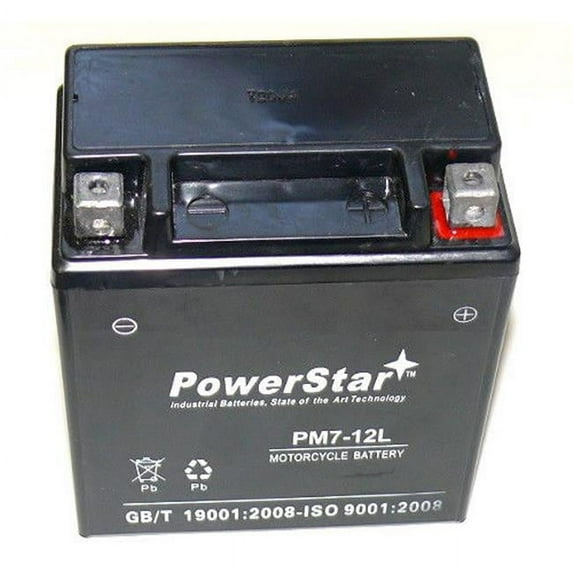 PowerStar PM7-12L-17 AGM YTX7L-BS Battery for Suzuki DR350SE DR 350 125 250 DR200 GZ250 Yamaha XT 225