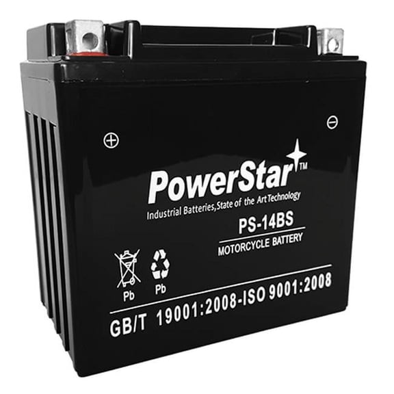 PowerStar PS-14BS-035 Replacement Battery for Buell XB12S Lightning - 2 Years Warranty